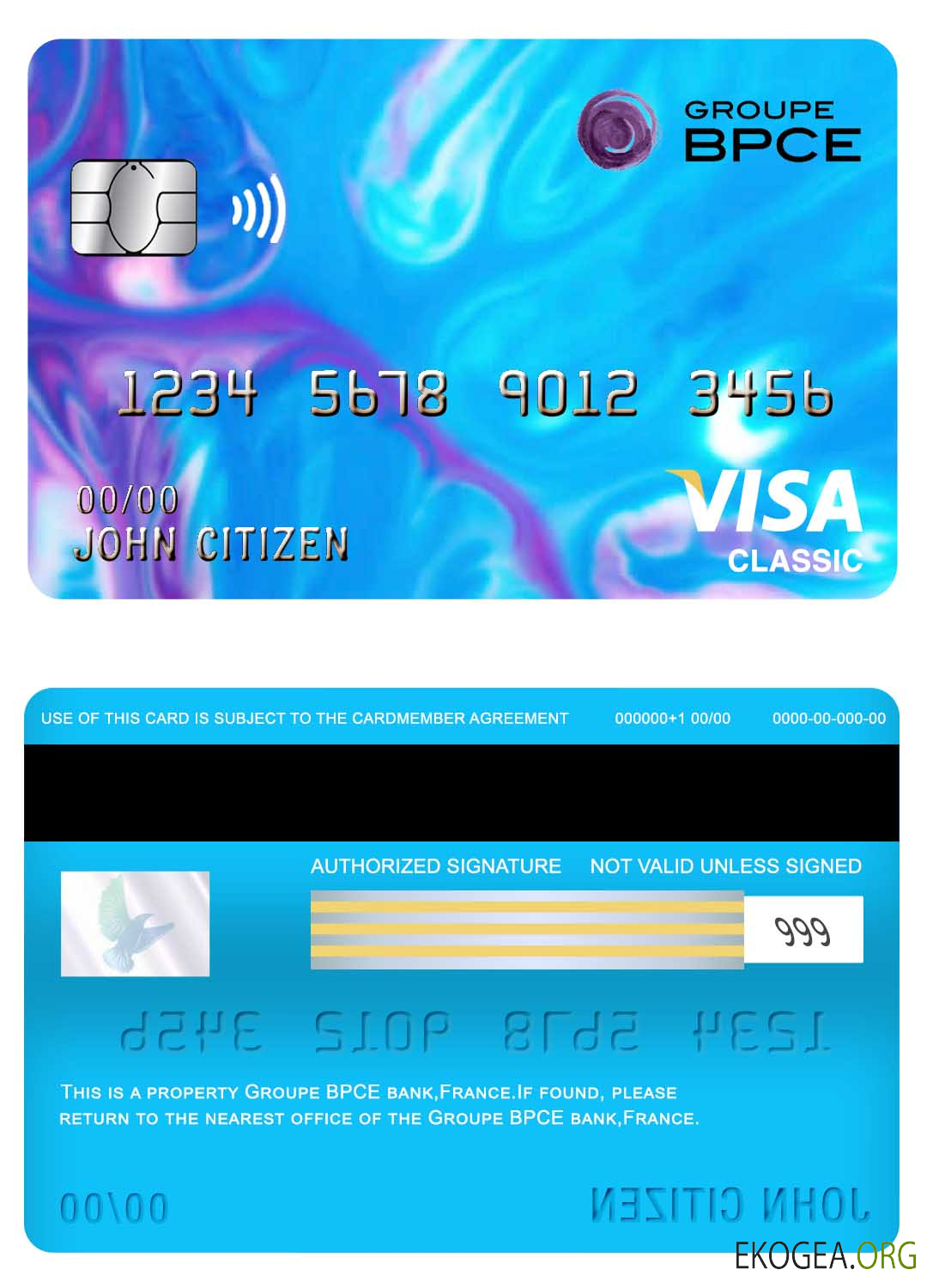 Carte visa classique France Groupe BPCE